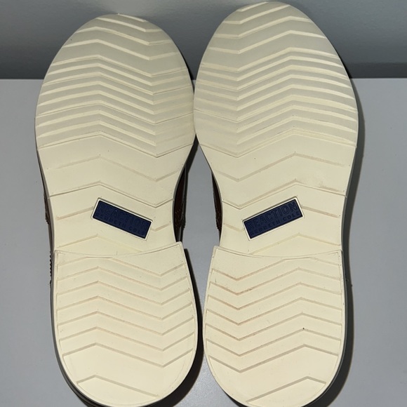 Reaction Kenneth Cole - Clyde flex lace up wing tip shoes NEW cognac - Picture 4 of 10